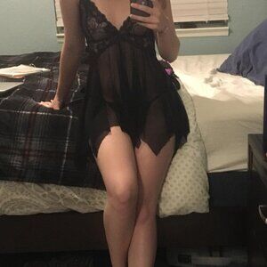 Womens Plus Size Lingerie Lace Chemise Night Dress Babydoll Gift Her, Sz XS-5XL